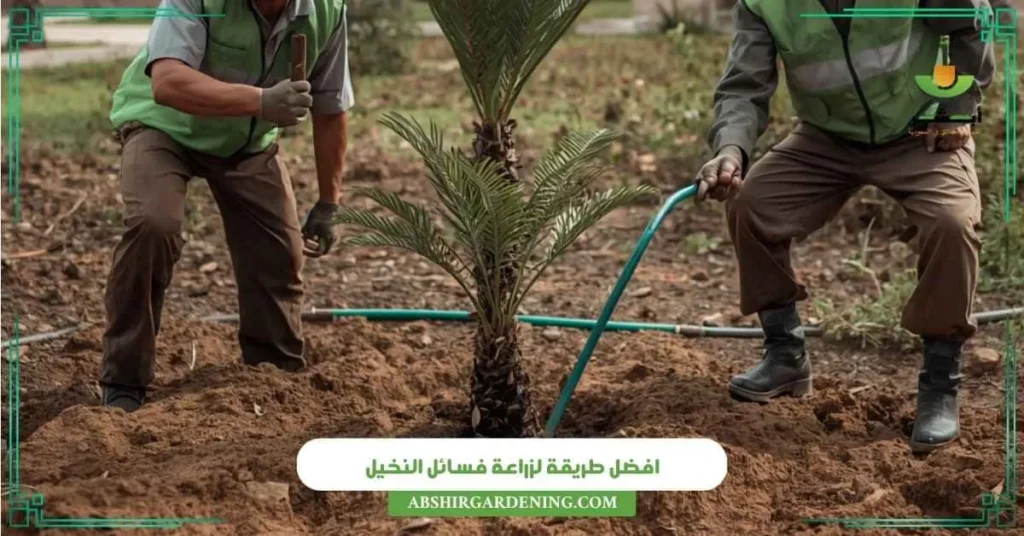 افضل طريقة لزراعة فسائل النخيل